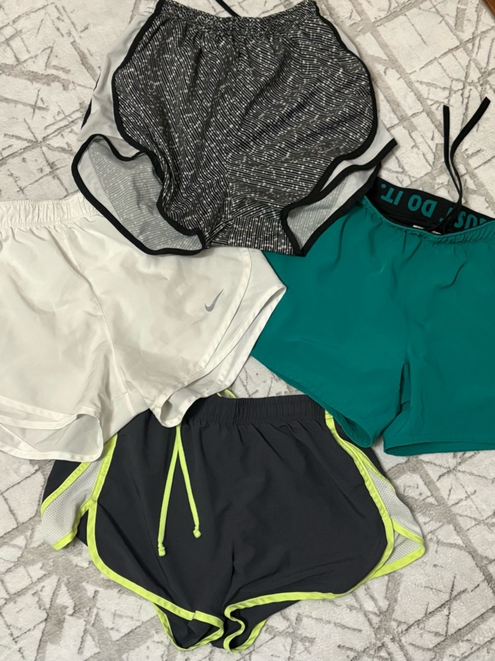 Women’s Nike and Under Armour athletic running shorts. XSmall.